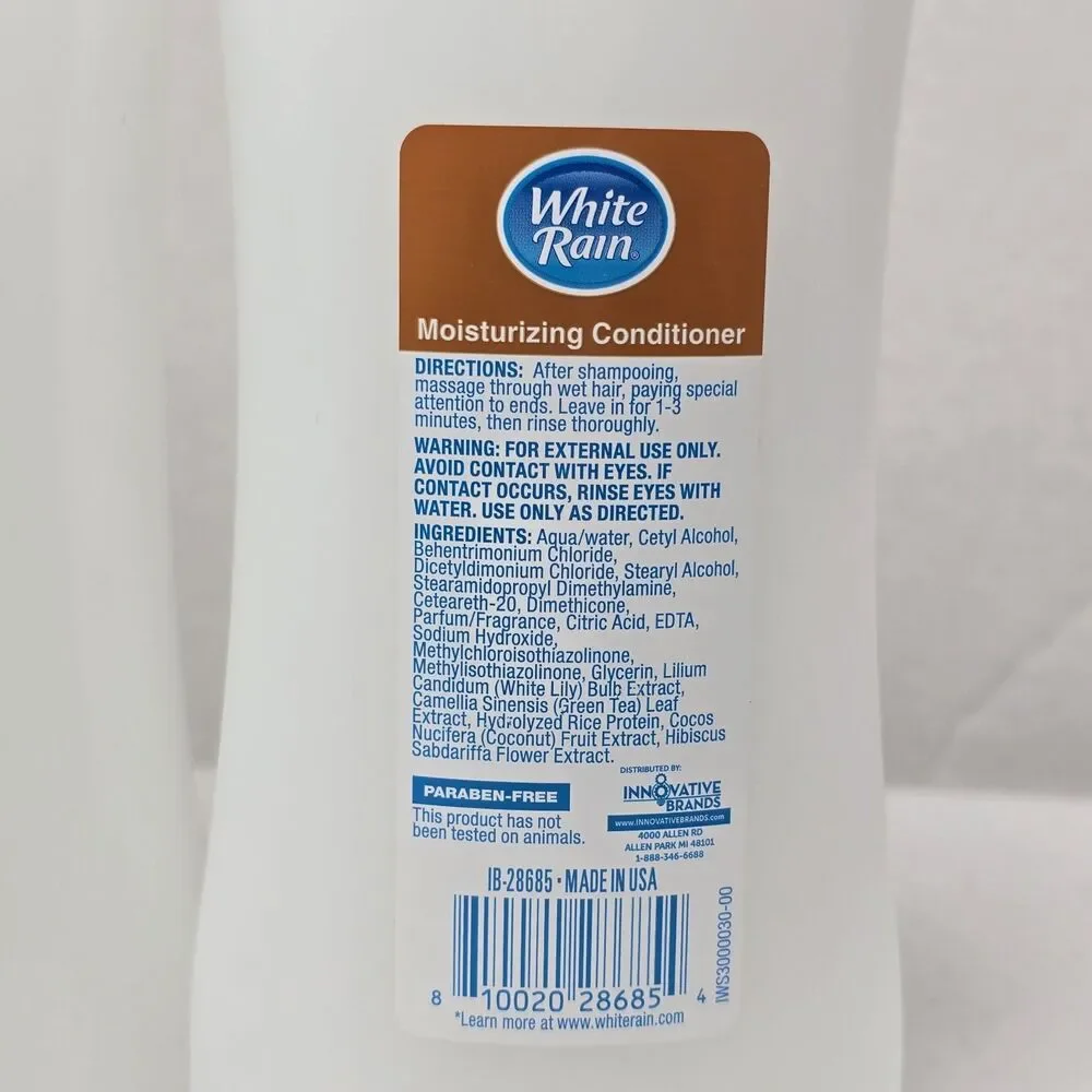 White Rain Moisturizing Shampoo & Conditioner Pair Coconut & Hibiscus 22.5 fl oz